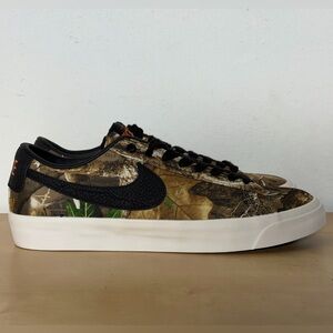 Nike SB Blazer Low Pro GT PRM Black Camo Realtree Shoes DO9398 001 Men’s Sz 10.5